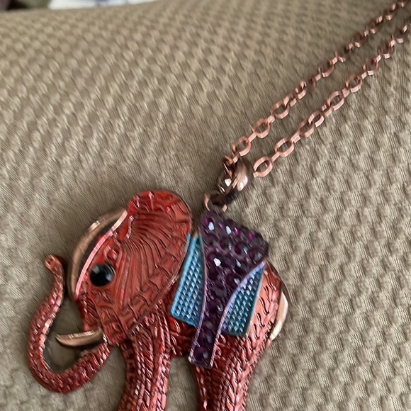 Elephant copper 30” chain adjustable - Picture 2 of 5